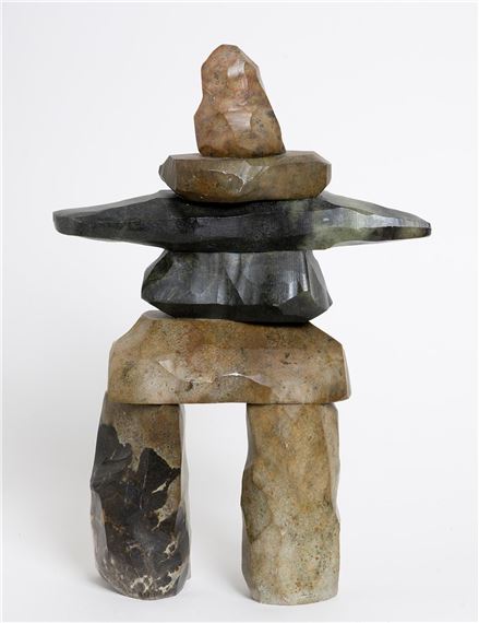 Large Inukshuk with Dark Centre by Clivelon Totan