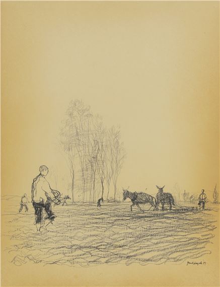 Sowing rice by Paul Hogarth, 54