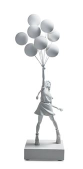 Banksy | Flying Balloon Girl (Black) (2018) | MutualArt