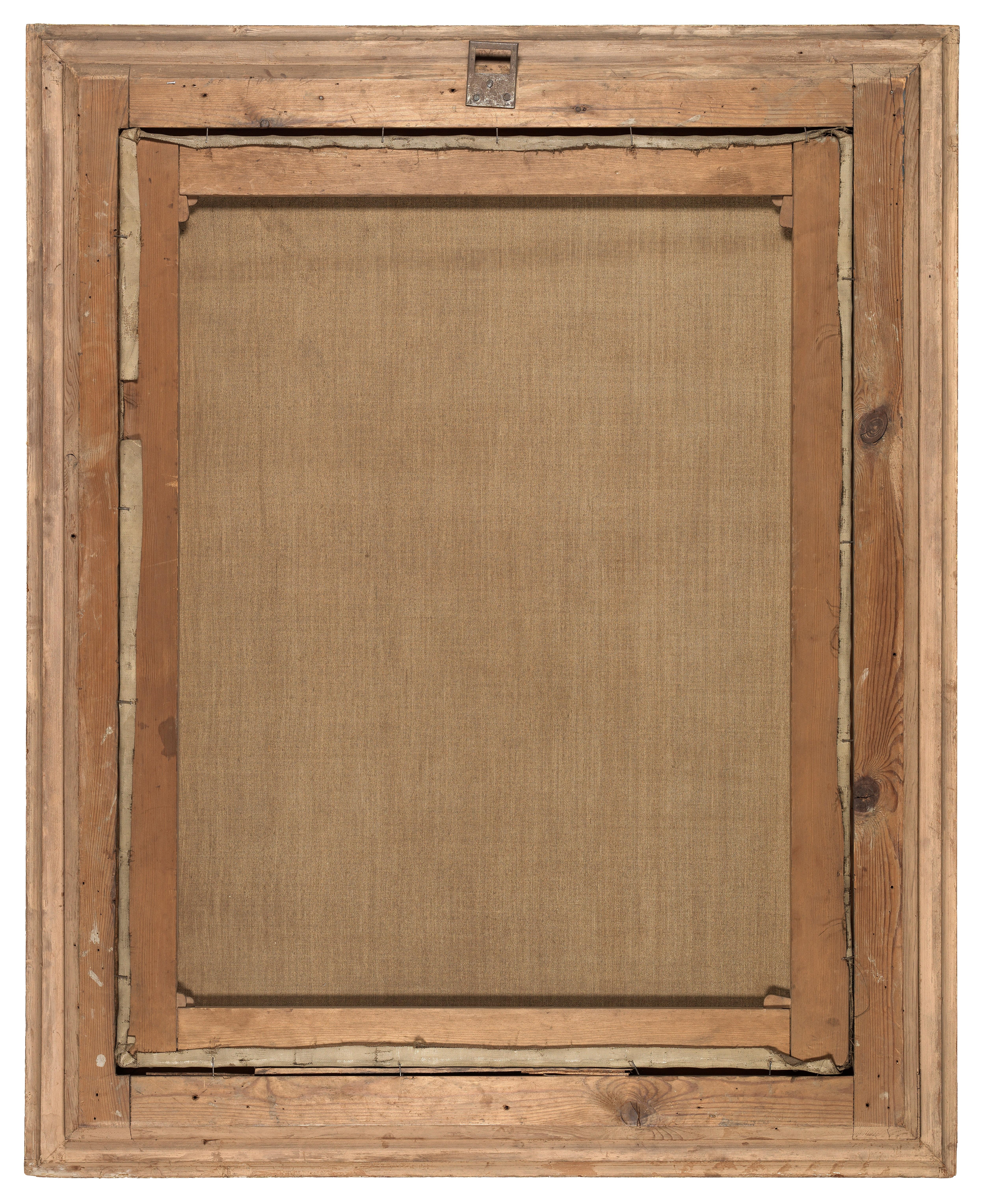 Artwork by Edmund Wodick, Portrait of a Girl with a Dog and a Straw Hat, Made of oil on canvas