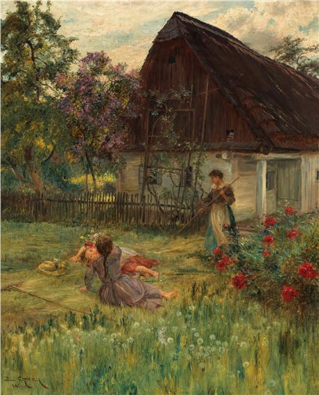 Im Juni, Motiv bei Vornberg by Emil Czech, 1906
