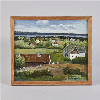 Öregrundsberget. Signerad - Ingemar Tingström