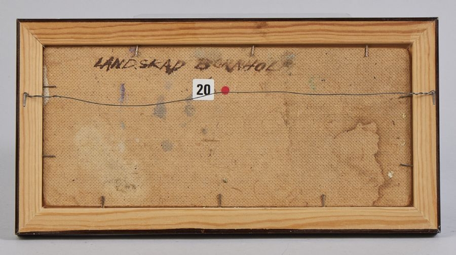 Artwork by Elof Ulaner, Signerad, Made of Olja på pannå