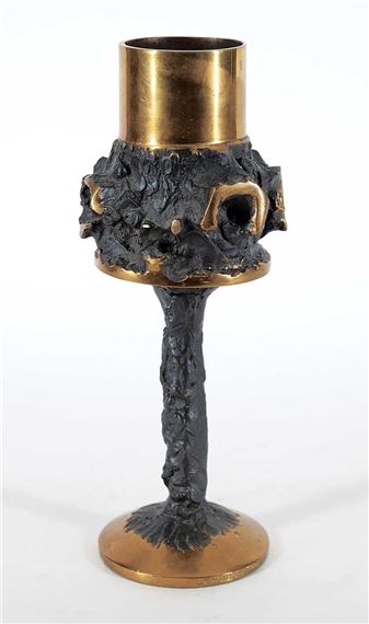 Untitled - Organic Form Candle Holder by Roy Leadbeater