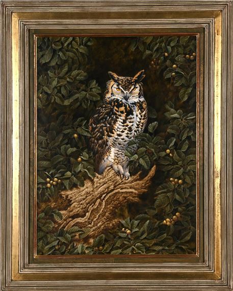 David Ord Kerr | SPOTTED EAGLE OWL | MutualArt