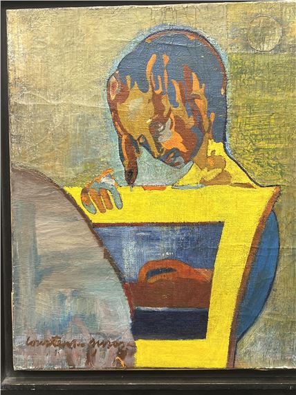 Portrait de jeune femme by Pierre Courtens