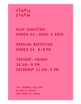 Alex Eagleton - The Journal Gallery