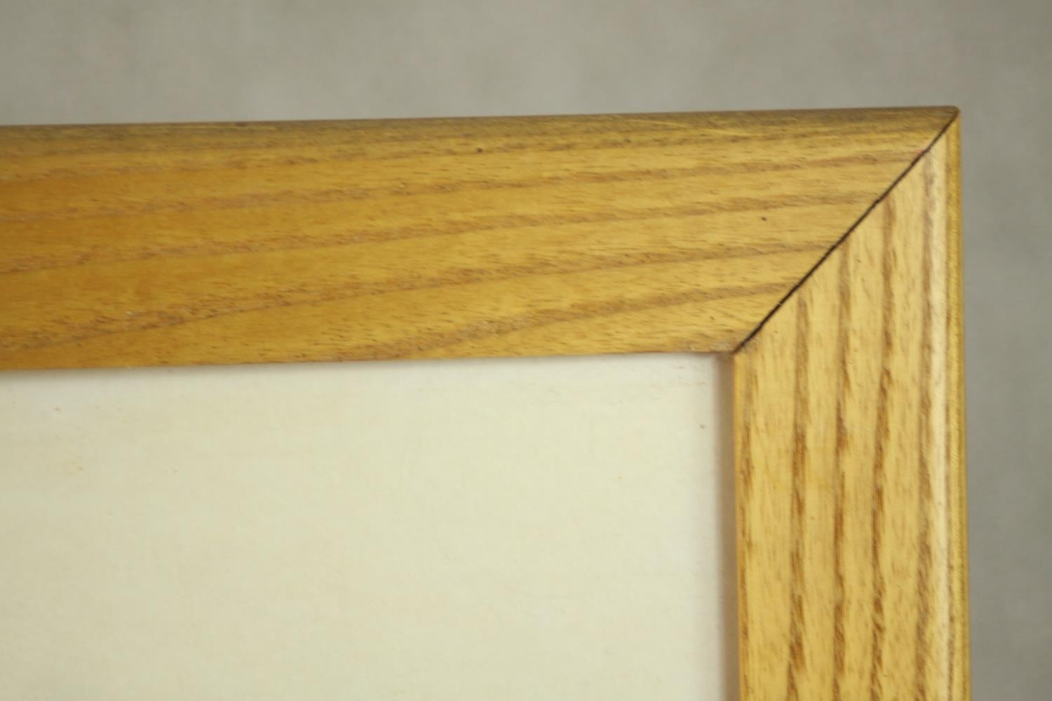 Artwork by Gerald Larn, Red abstract forms, Made of acrylic on paper