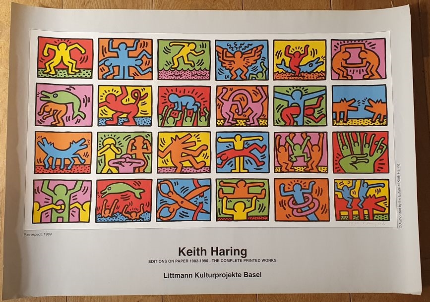 editions on papel 1982 by Keith Haring, 1990