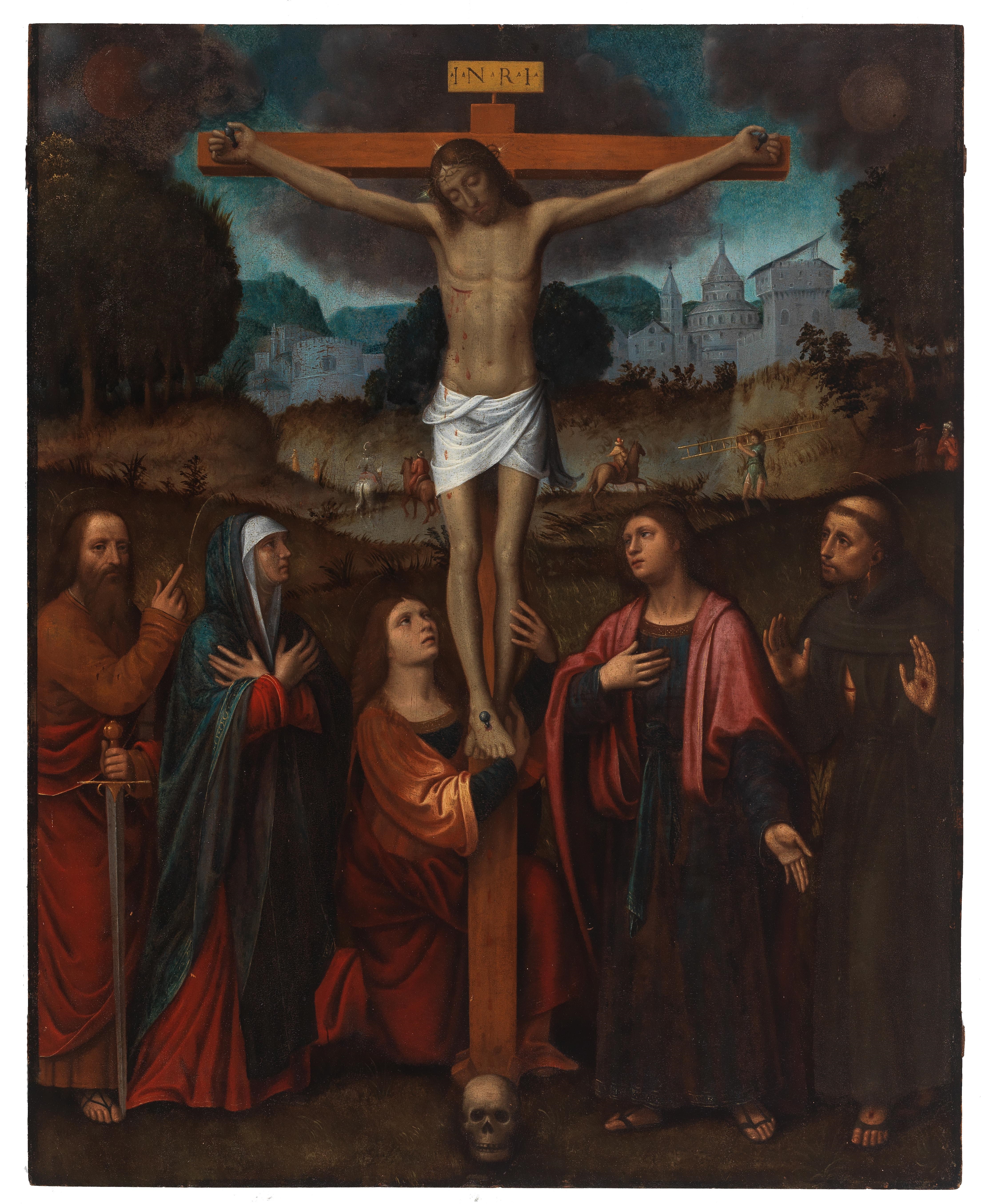 The Crucifixion by Bernardino Luini, 1519