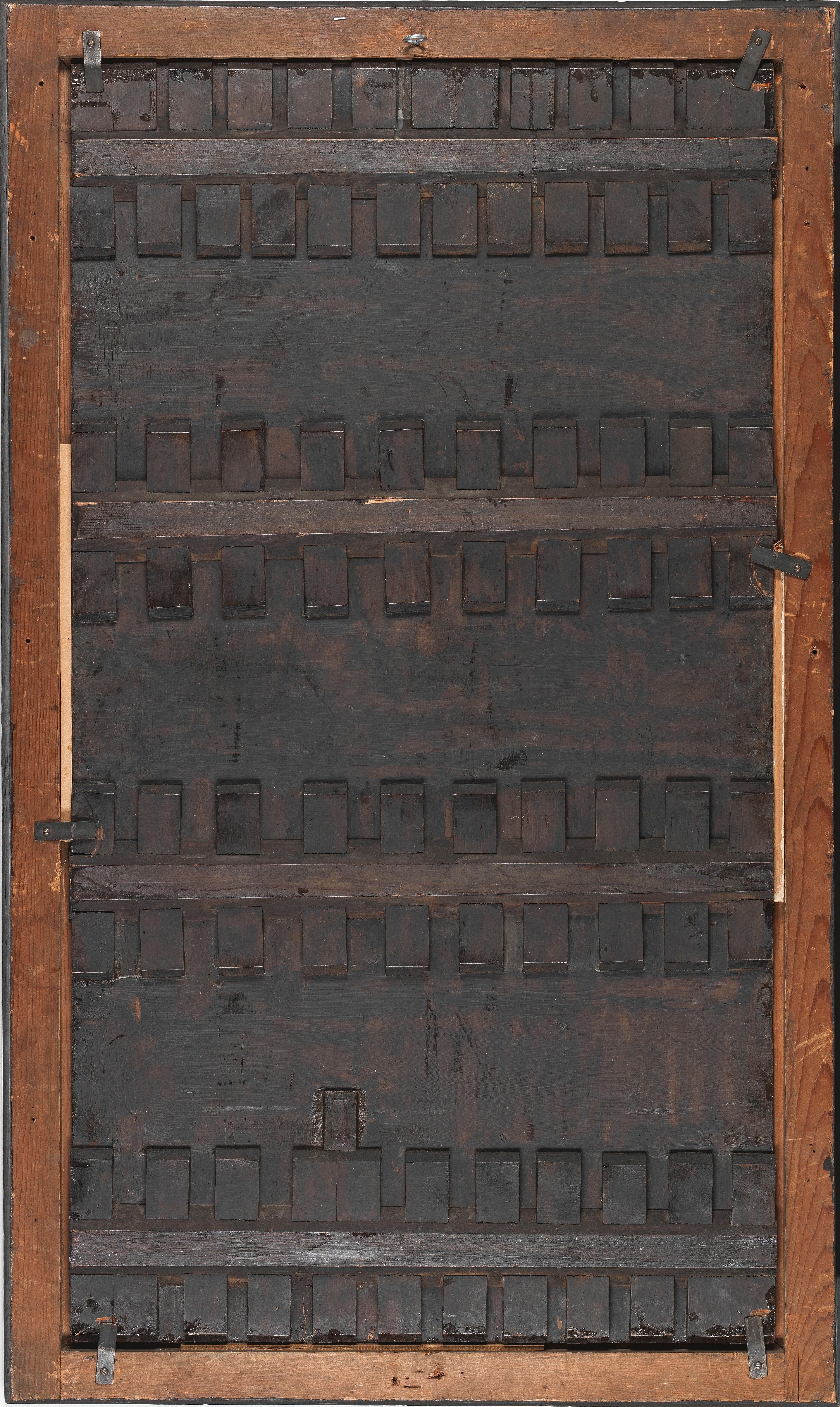 Artwork by Wolf Huber, The Crucifixion, Made of oil on panel