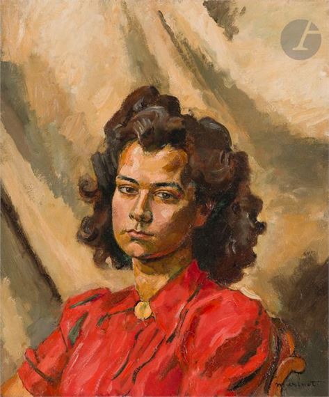 Portrait d’Annie, 1941 by Maurice Marinot, 1941
