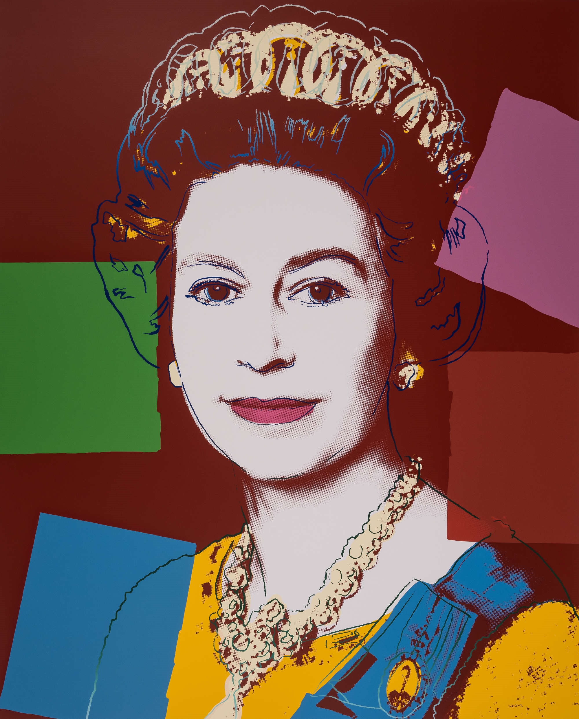 Andy Warhol | Queen Elizabeth II of the United Kingdom 336 (Pink), from ...