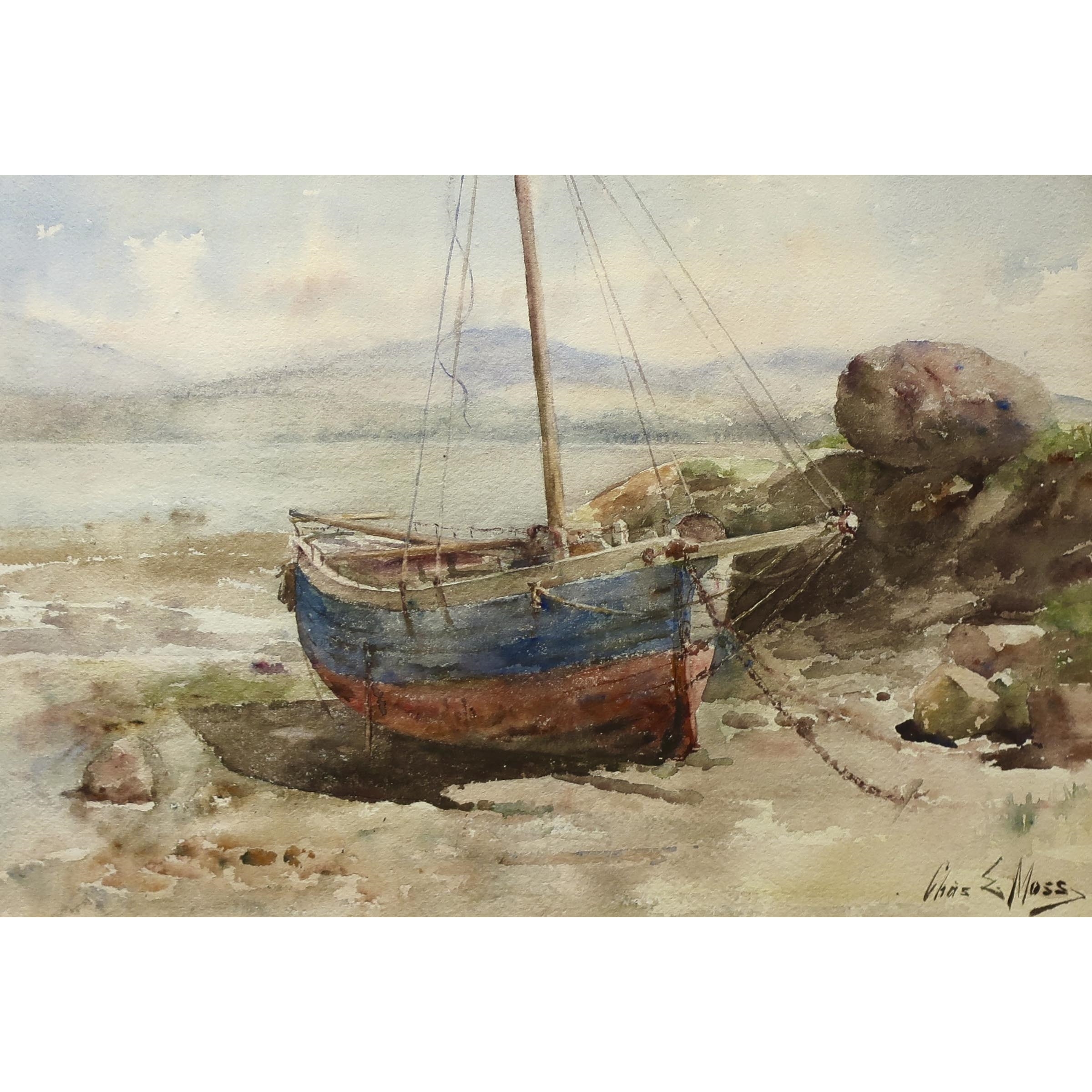 Charles Eugene Moss | UNTITLED (BEACHED BOAT) | MutualArt