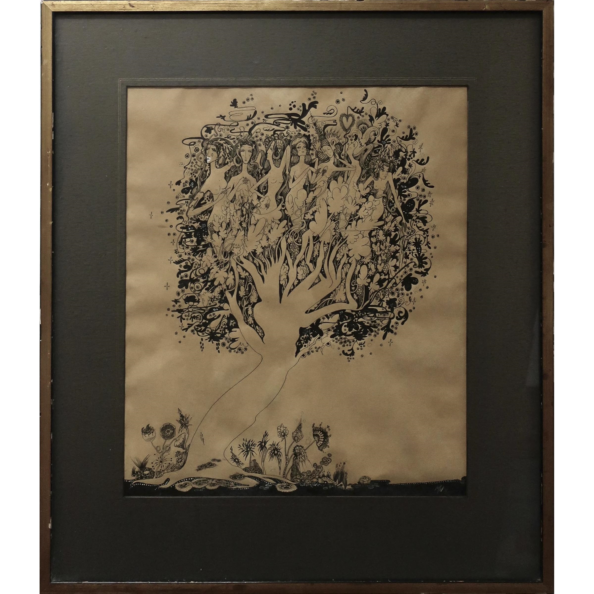 Toller Cranston UNTITLED (TREE OF LIFE) MutualArt