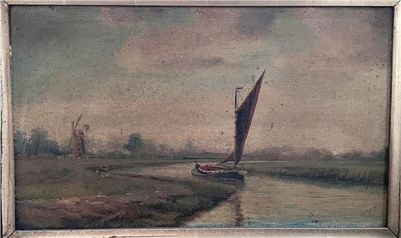 Charles Frederick Rump | Pair of Norfolk river scenes | MutualArt