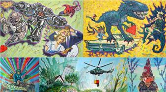 Krzysztof Skarbek and Piotr Saul: Fairy Tale Worlds in Our Paintings - STALOWA Gallery