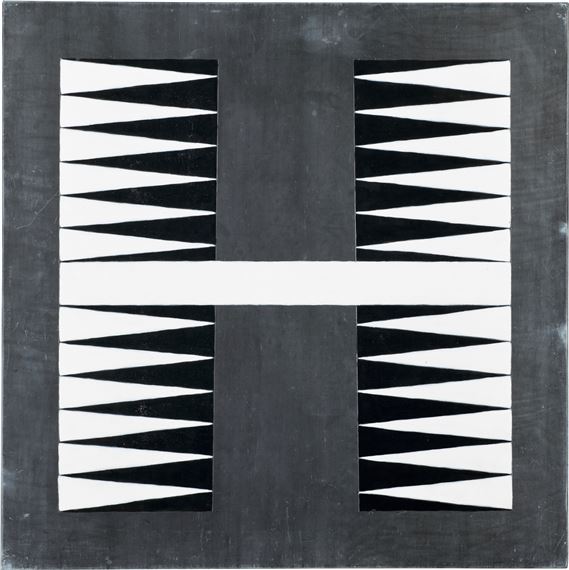 SHERRIE LEVINE、UNTITLED(SMALL CHECKS:2) Untitled (Double Lead