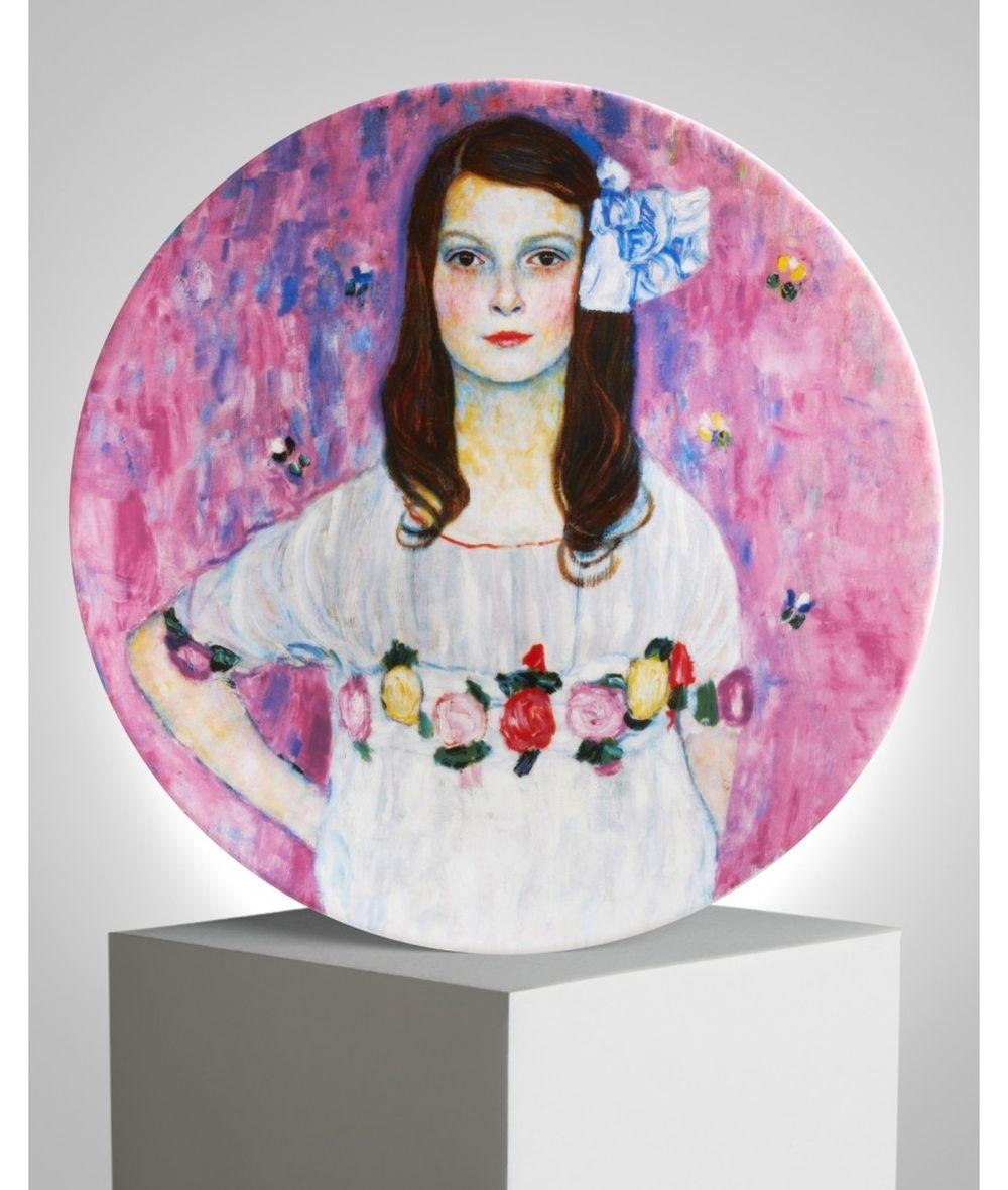 Gustav Klimt Seated Woman Turned Towards the Left Study for Eve for