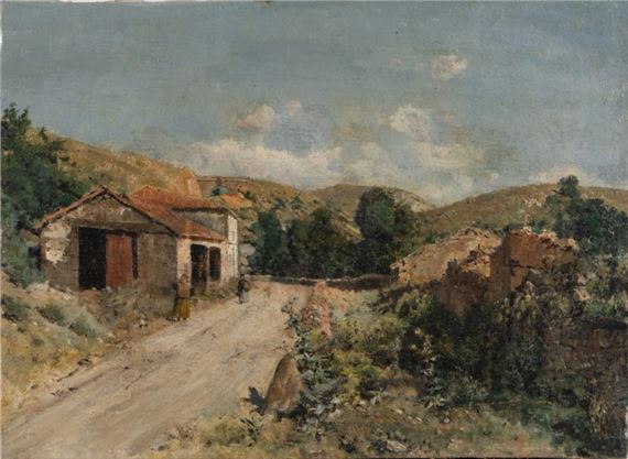 Paesaggio di campagna by Casimiro Sainz y Sainz