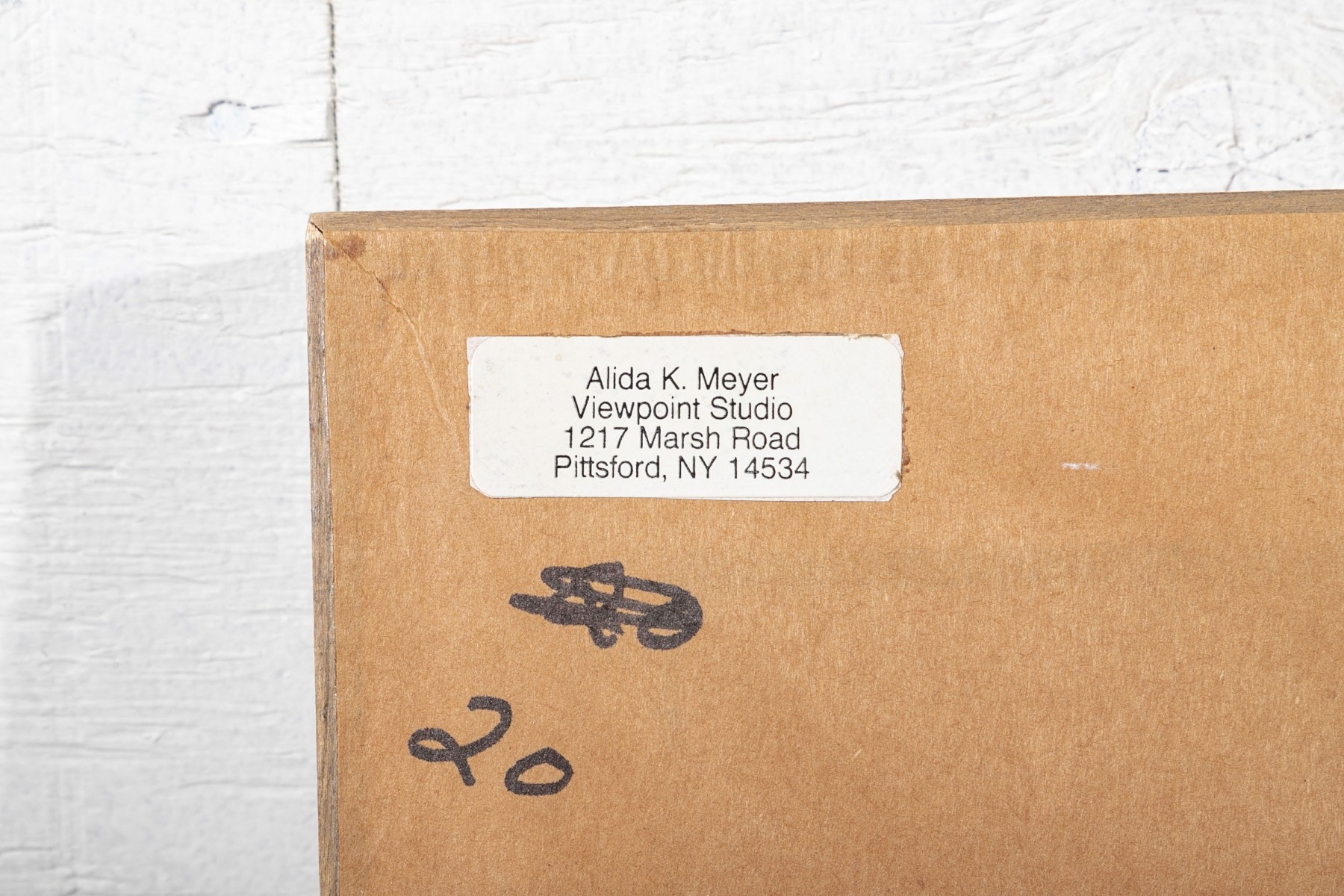 Artwork by Alisa Meyer, Hawk In Flight, Made of paint on paper