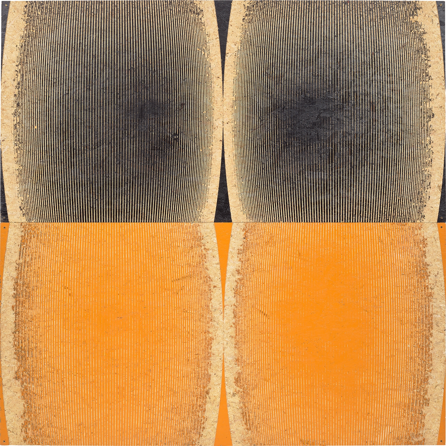 Untitled (Black Orange) by Michael DeLucia, Painted in 2011