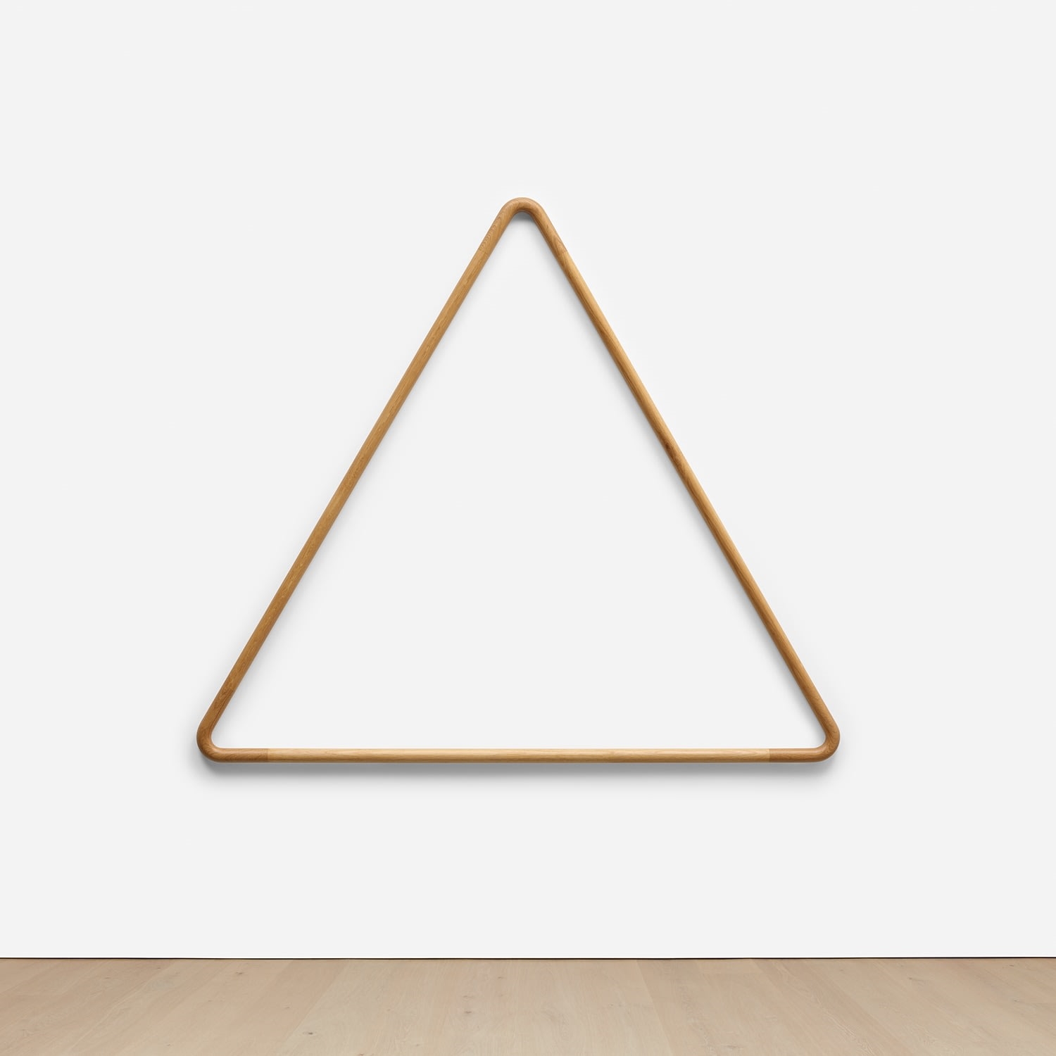 Artwork by Roger Hiorns, Three for tomorrow, Made of oak