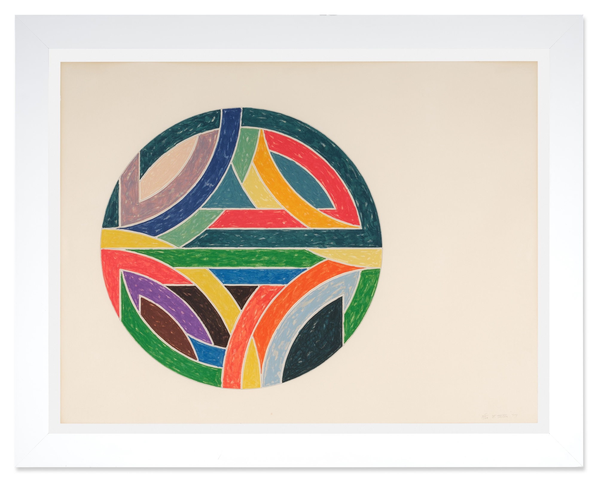 Frank Stella | Sinjerli Variation IV (1977) | MutualArt