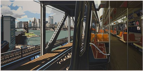 D-Train by Richard Estes, Executed in 1988