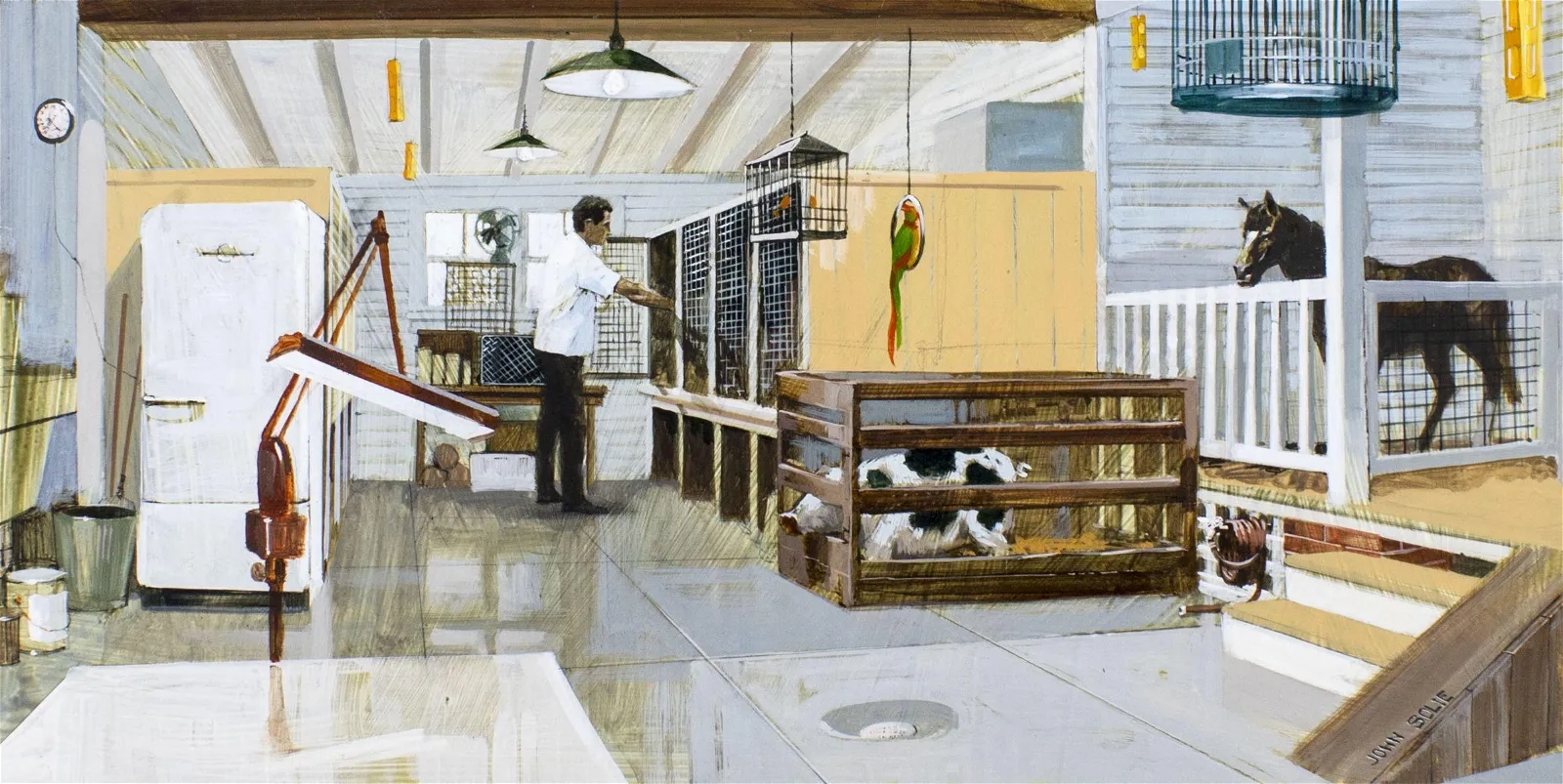 John Solie | Vet Clinic Scene | MutualArt
