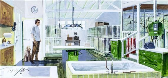 John Solie | Vet Clinic Reception Scene | MutualArt