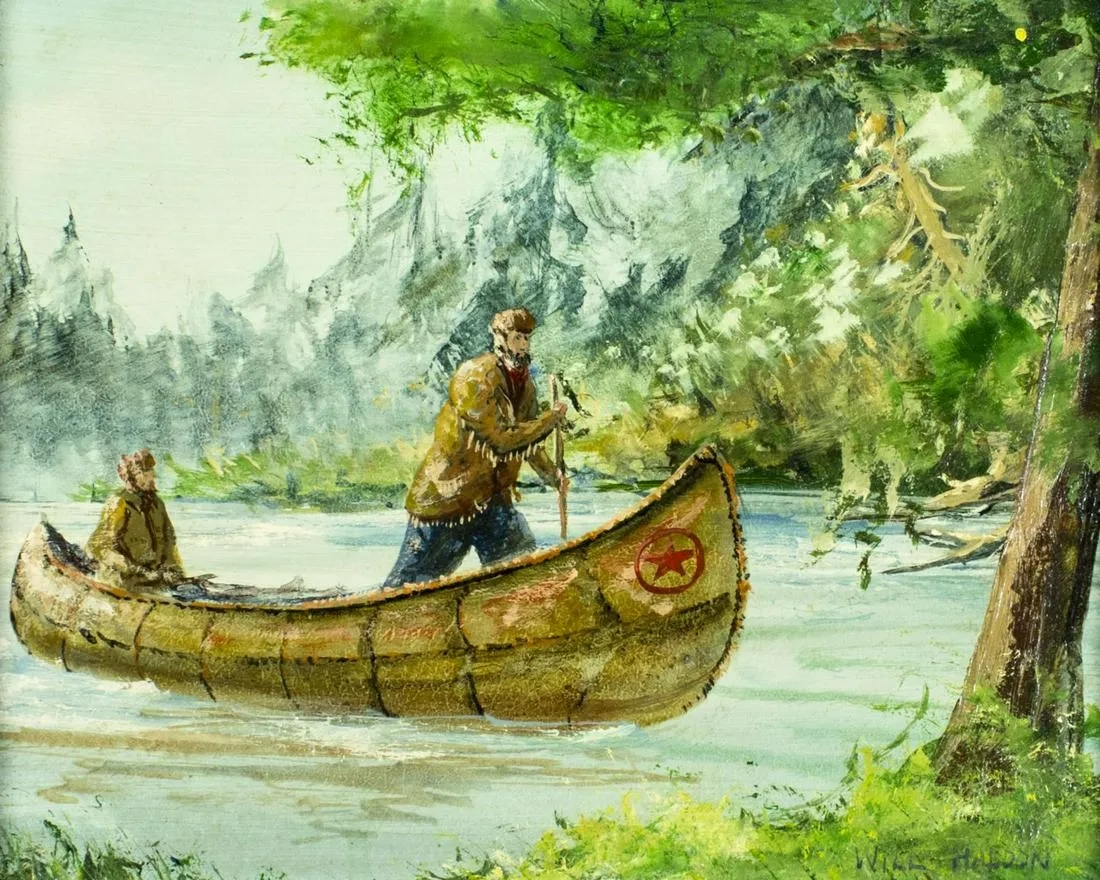 Artwork by Wellford N Will Haddon, Untitled, Made of oil on board