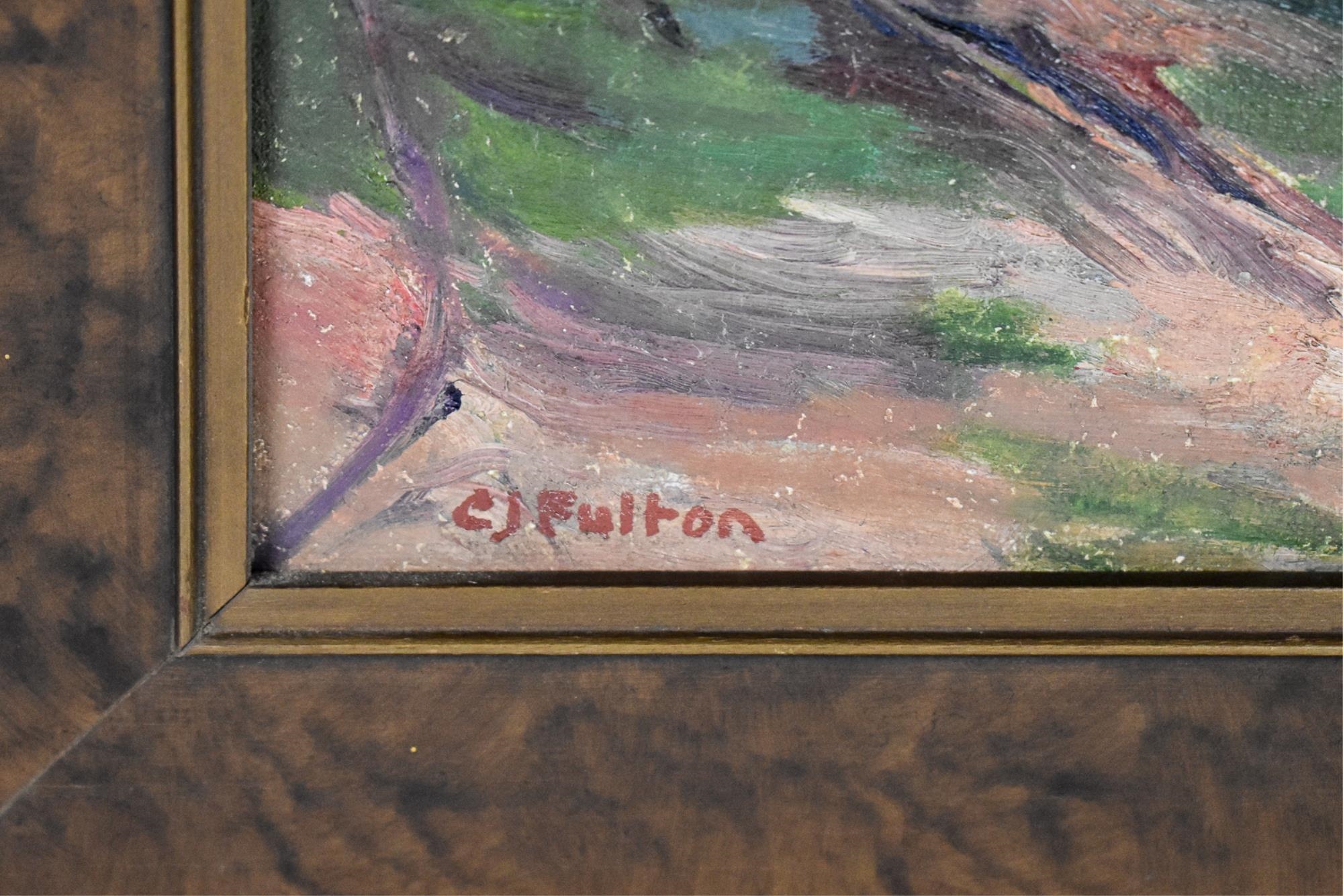 Cyrus James Fulton | CYRUS JAMES FULTON RIVERSIDE LANDSCAPE | MutualArt
