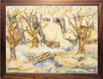 Dorf im Winter - André Majchrzak