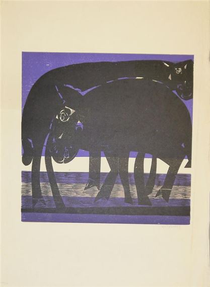 Tiefebene by HAP  Grieshaber, 1964