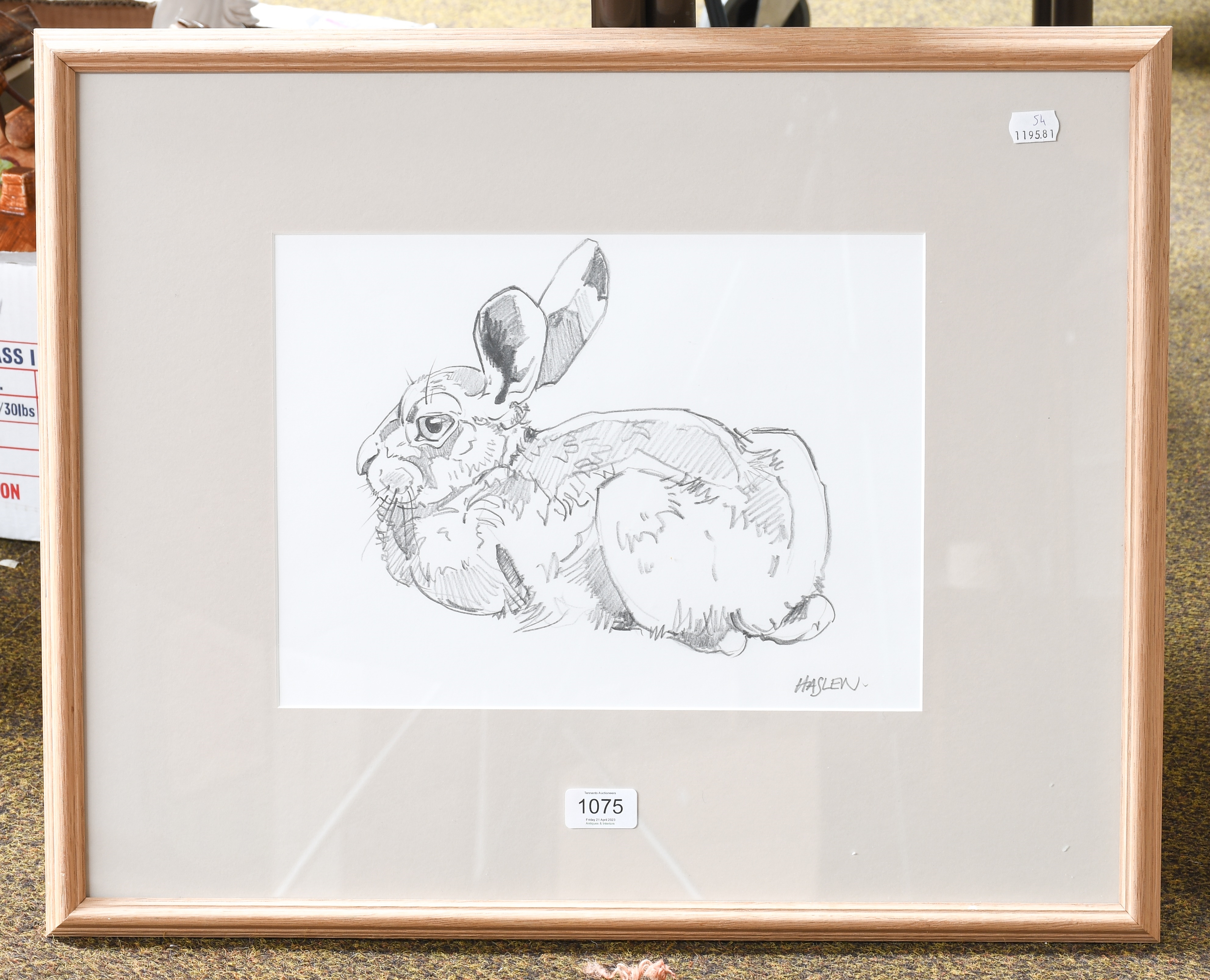 Artwork by Andrew Haslam, Leverett study, Made of pencil