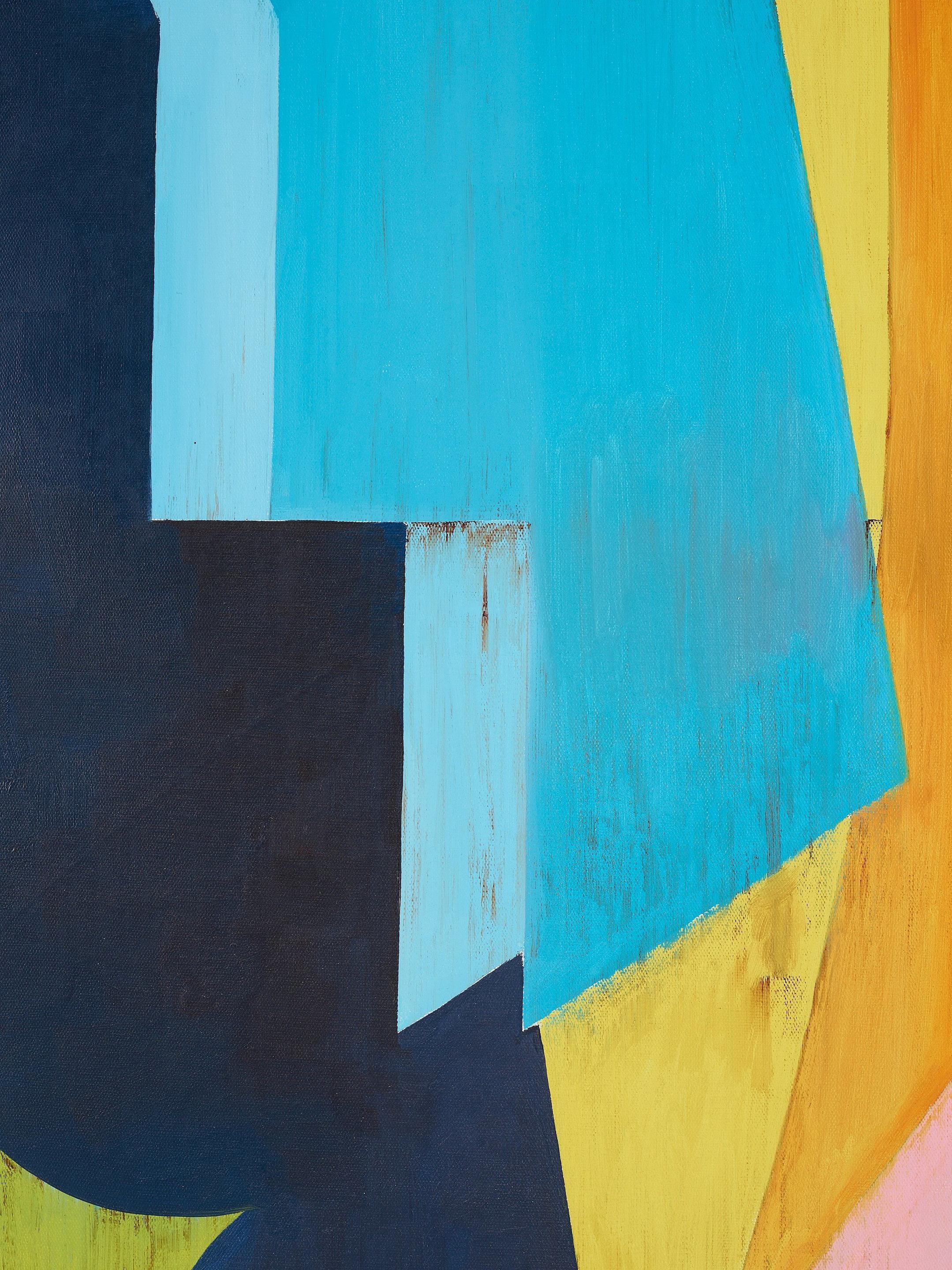 Artwork by Genti Korini, Genti Korini, "Shapes from my screen", Made of canvas