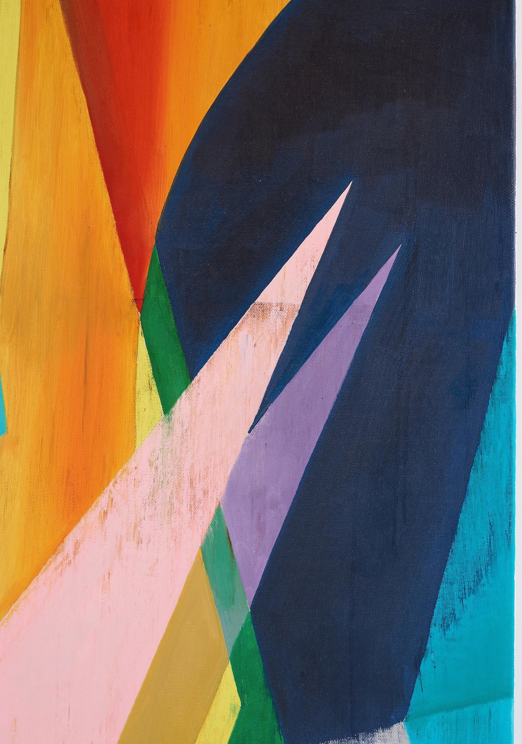 Artwork by Genti Korini, Genti Korini, "Shapes from my screen", Made of canvas