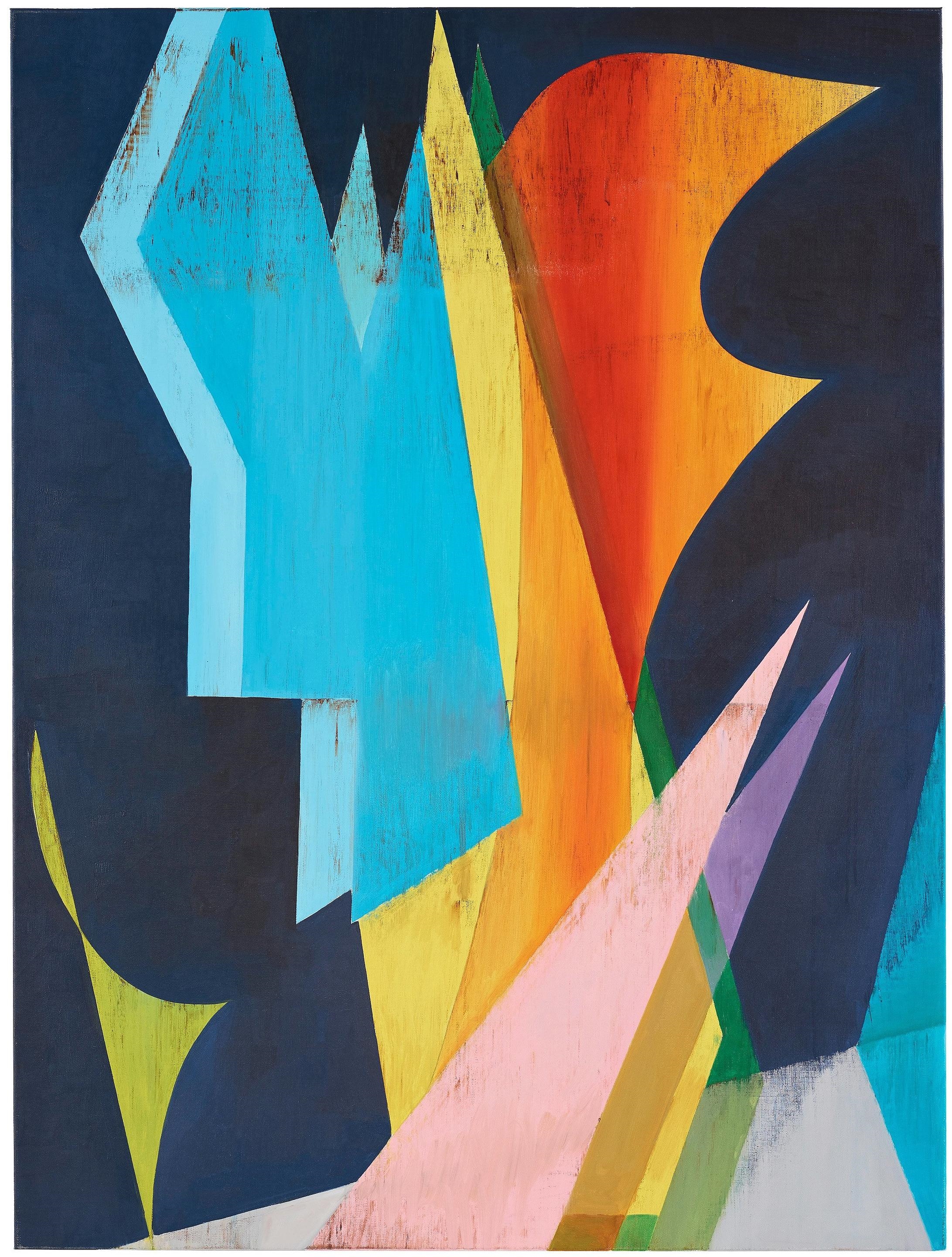 Artwork by Genti Korini, Genti Korini, "Shapes from my screen", Made of canvas