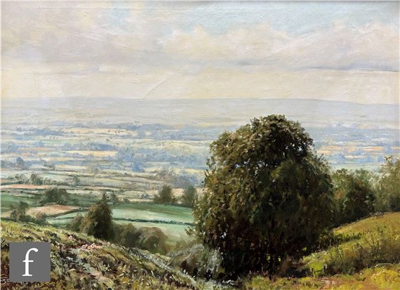 The sheep track, Clee Hill by Walter Robin Jennings
