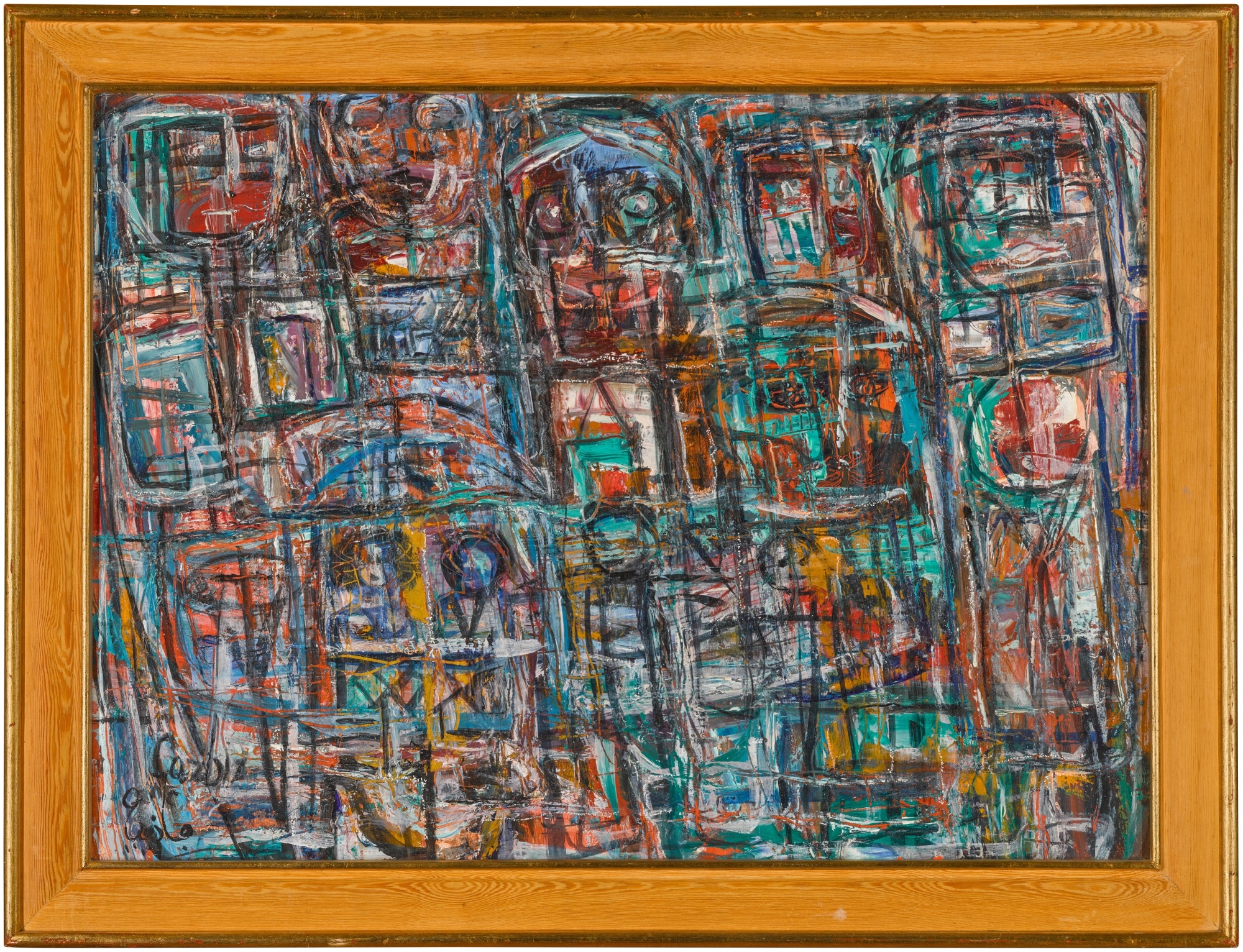 Artwork by Gazbia Sirry, Untitled, Made of oil on panel