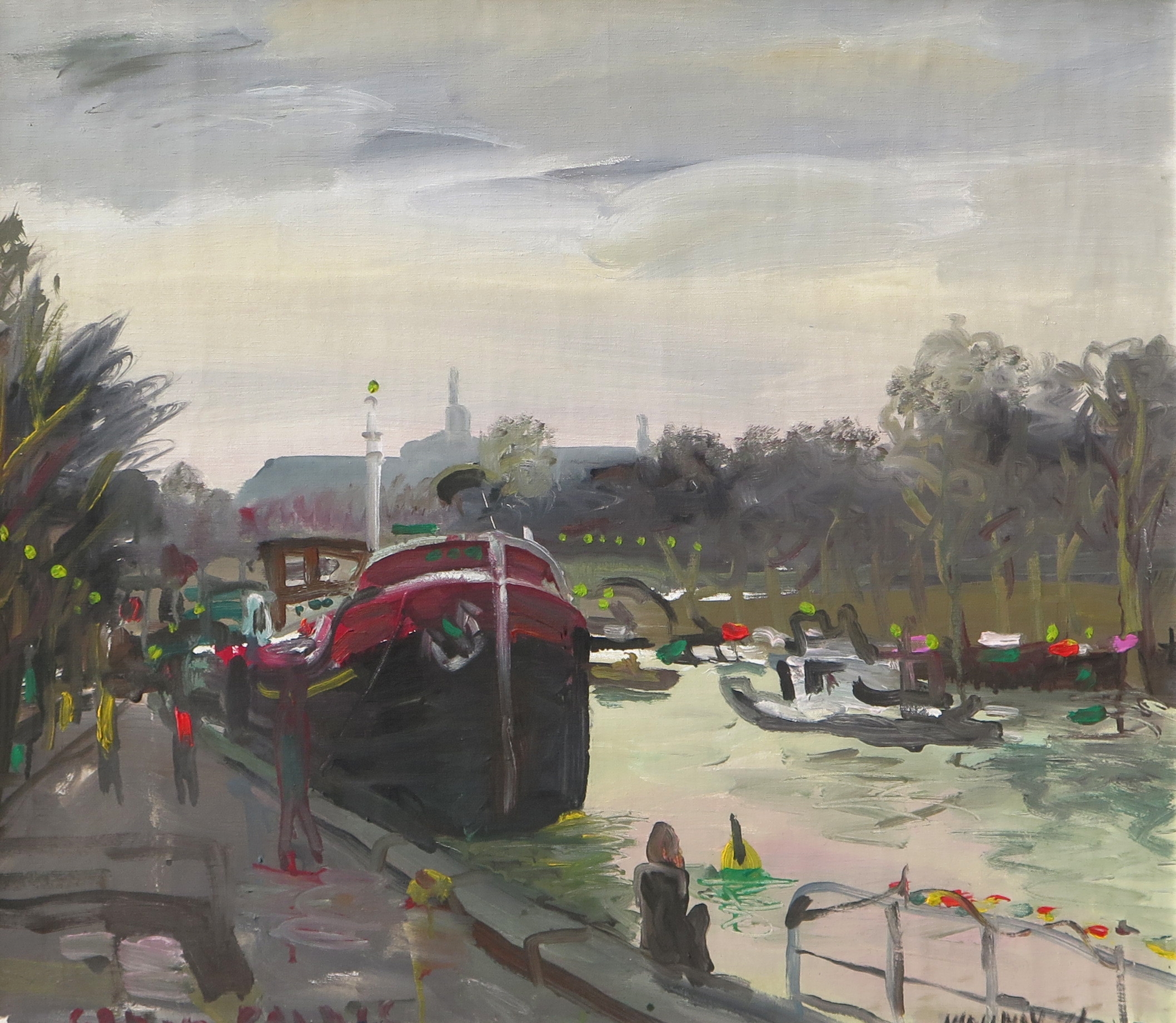 Artwork by Aleksejs Naumovs, ʲī. Grand Palais, Made of oil on canvas