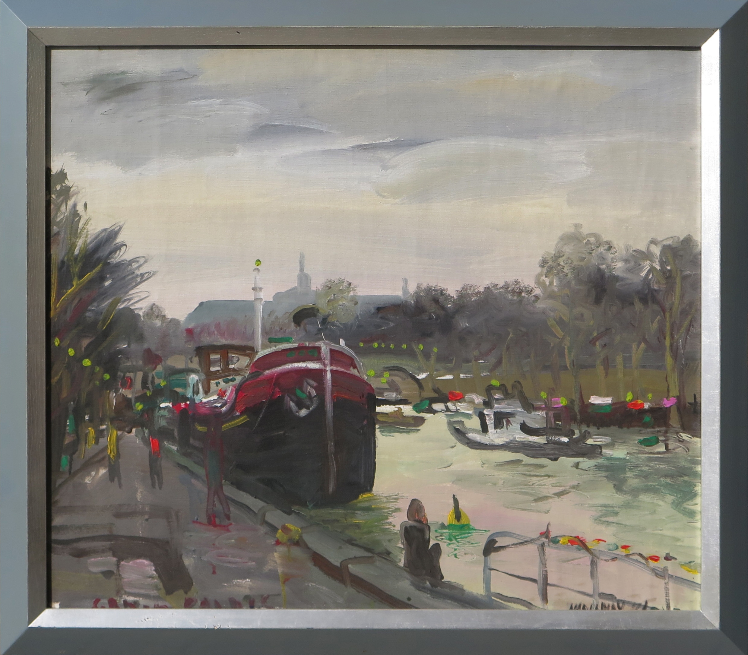 Artwork by Aleksejs Naumovs, ʲī. Grand Palais, Made of oil on canvas