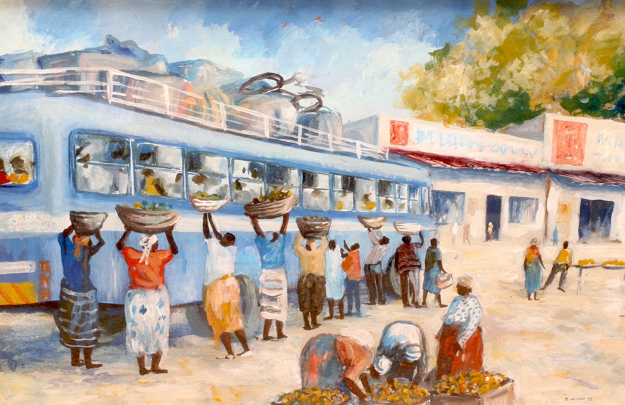 barry-lungu-fruit-sellers-at-the-bus-stop-1999-mutualart
