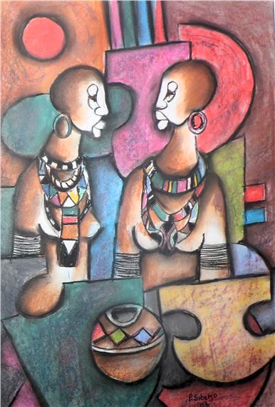 LADIES IN CONVERSATION by Peter Sibeko