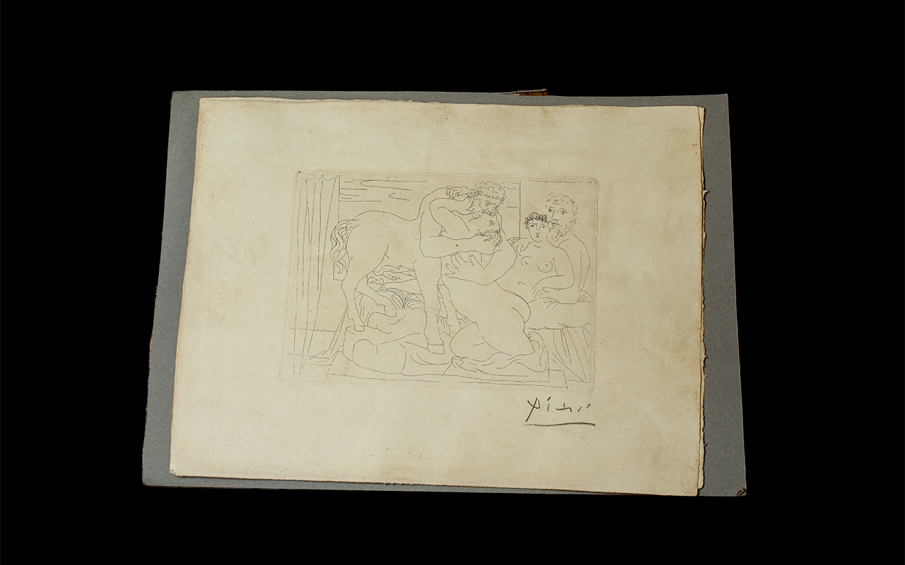 Pablo Picasso | Minotaure vaincu Bloch n° 197 watermark Vollard- Le ...