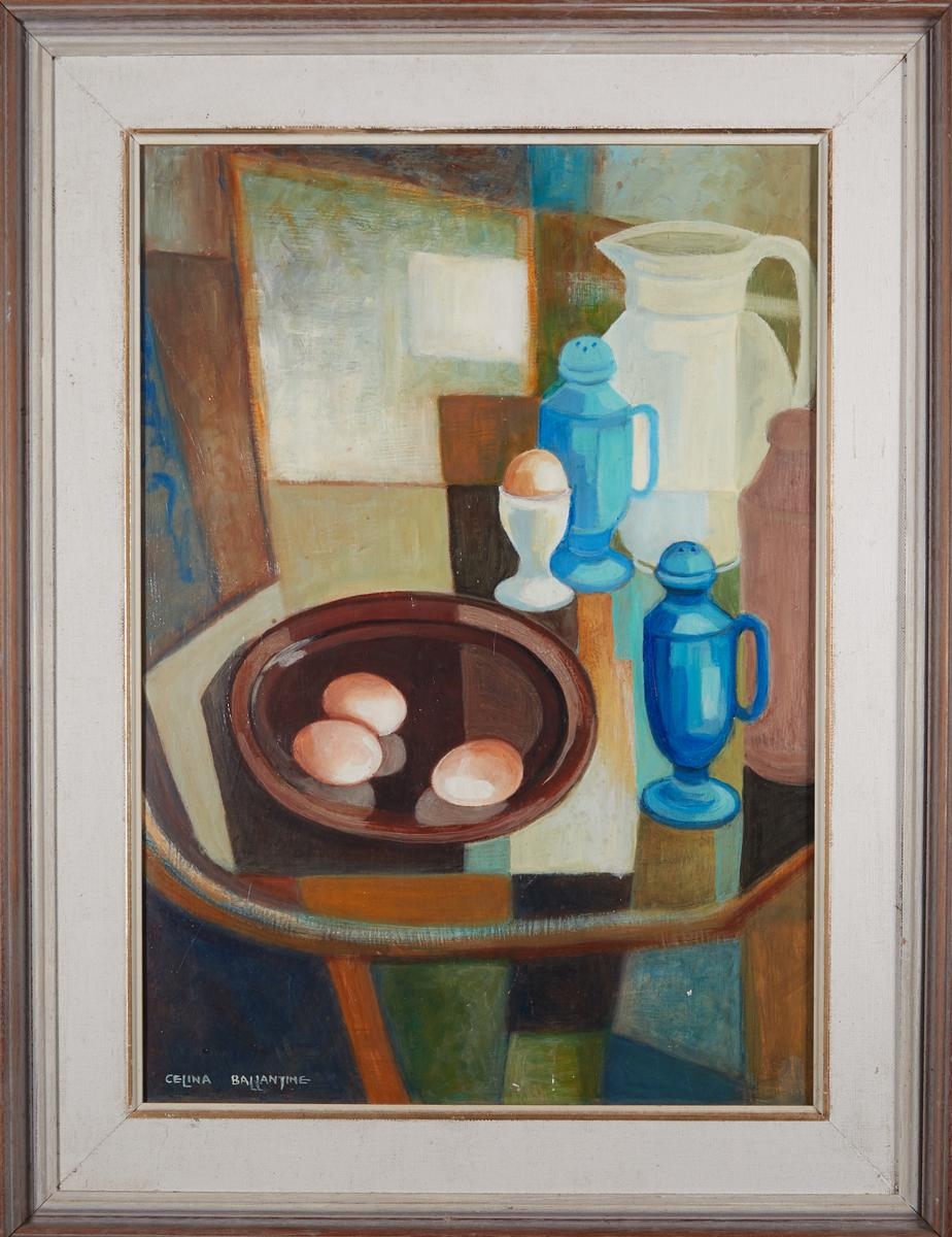 Celina Ballantine Still Life with Eggs MutualArt