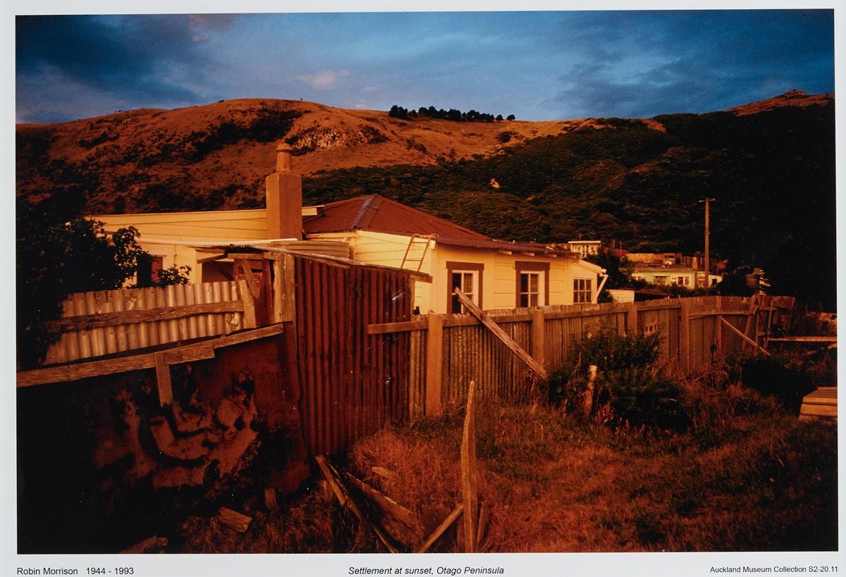 Settlement at Sunset, Otago Peninsular by Robin Morrison