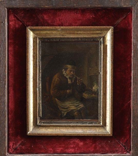 Artwork by Adriaen van Ostade, In the taste of Adriaen van OSTADE, Made of oil on panel