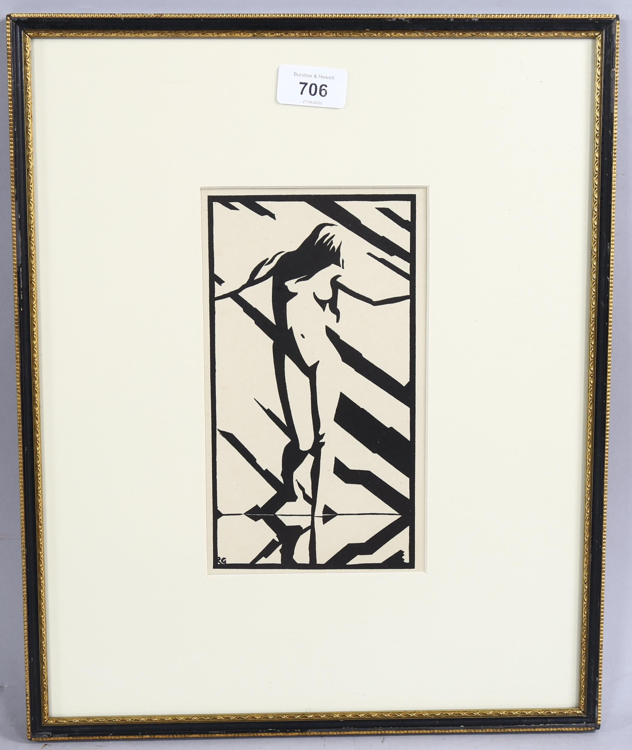 Robert Gibbings wood engraving on paper (1922) MutualArt